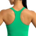 thumbnail image 3 of Charmo Women's Scoop Neck Ribbed Tank Tops Slim Straps Cropped Tops Built in Bra, 3 of 6