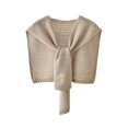 thumbnail image 1 of wonima44 Women’s Knotted Shawls and Wraps Sheep Cashmere Open Knit Shawl Sun Protective Wrap for Summer Fall Trendy 2025, 1 of 1