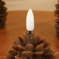 thumbnail image 5 of HomeKingdee Christmas Pinecone Candles Flameless Acorn Decor LED Pinecone Candle Decor Real Wax Unscented for Thanksgiving Christmas Winter Holiday Decoration, 5 of 9