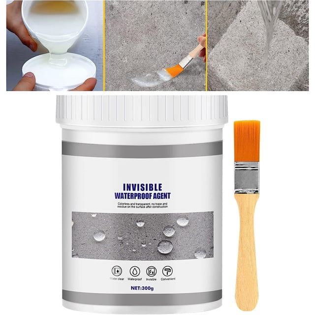 Scellant Silicone Transparent Étanche, Scellant Imperméable Invisible, Scellant Silicone Transparent Étanche, Répare les Fuites n'Importe Où en Quelques Secondes (300g, 3 Pcs)
