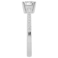 thumbnail image 6 of Unique Moments 1 cttw Lab Grown Radiant Cut Diamond Engagement Solitaire Ring 14K White Gold, 6 of 6