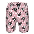 thumbnail image 3 of Fotbe French Bulldog Trajes de Baño Estampados para Hombre, Shorts de Verano de Secado Rápido, Ropa de Playa, Bañadores-X-Large, 3 of 6