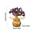 thumbnail image 2 of Crystal Money Tree Feng Shui Decor – Green Artificial Pachira Aquatica Ornament for Wealth, Prosperity & Good Fortune, 2 of 6