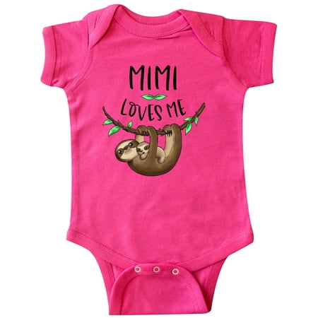 

Inktastic Mimi Loves Me Cute Sloth and Baby Gift Baby Boy or Baby Girl Bodysuit