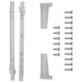 thumbnail image 6 of Hickory Hardware P1700-18-W-5B 18 in. Bottom Mount Drawer Slide, White - Pack of 5, 6 of 6