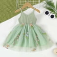 thumbnail image 4 of LOVZFMLL Mode Printemps et Été Robe à Manches Courtes Col Rond à Volants Jupe Princesse, 4 of 9