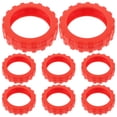 thumbnail image 1 of 8 fundas para ruedas de maletas, protectores para pies de maletas, 1 of 7