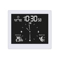 thumbnail image 1 of Reloj digital Pantalla de temperatura y humedad Reloj de pared impermeable Interior, 1 of 8