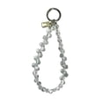 thumbnail image 2 of Llavero con cuentas, elegante llavero para fiesta, dije para bolso, llavero de cristal, pulsera, llavero para bolso, estuche para auriculares para Claro, 2 of 9