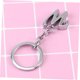 thumbnail image 4 of unbranded Llaveros De Plateados Con Anillo Resistente Para Llaves Y Charms De Elegantes Y, 4 of 8