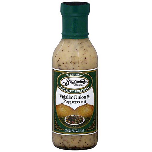 Braswell's Vidalia Onion & Peppercorn Dressing, 12 oz (Pack of 6