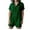 Green, variant on Womens Button Down Jumpsuit Summer Cotton Linen V-Neck Shorts Overalls Casual Short Sleeve Loose One Piece Romper