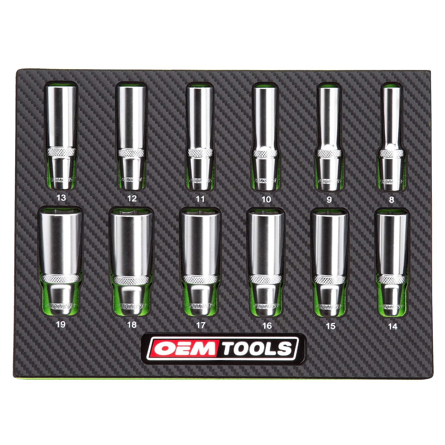 OEMTools 12 Piece 3/8" Deep Socket Set (Metric)