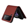 thumbnail image 5 of Galaxy Z Flip 3 Case,Samsung Galaxy Z Flip 3 Luxury Premium PU Leather Wallet Protective Phone Case Card Slots Pocket Purse Women Man Cover Case for Samsung Galaxy Z Flip 3, Red, 5 of 10