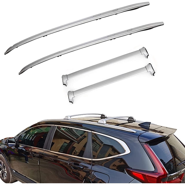 ROSY PIXEL Roof Rack Luggage Carrier 20172022 for Honda CRV Rooftop Aluminum Silver