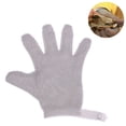 thumbnail image 2 of Guantes a prueba de cortes con anillo de acero inoxidable Guantes a prueba de cortes de grado 5 para operaciones de alto riesgo en matadero y jardinería Fokelyi 2035898-1, 2 of 9