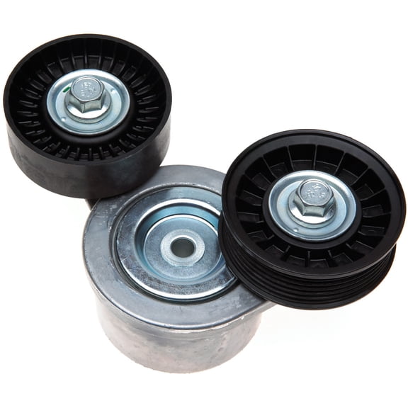ACDelco Professional 39120 Drive Belt Tensioner Assembly with 2 Pulleys Fits select: 2007-2012 JEEP LIBERTY, 2002-2012 DODGE RAM 1500