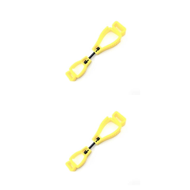 Riwesomey Guante Grabber Clip Anti-pérdida Clips Holder Plástico Antideslizante Guantes Keeper para Trabajadores Laborales Bomberos Jardines Type1 NO1