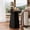 Black-1, variant on SolaceHue Round Pedestal End Table, Farmhouse Couch Side Table with Octagonal Base, Wooden Drink Stand Accent Nightstand(1, Black)