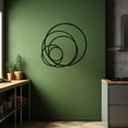 thumbnail image 4 of LaModaHome Exclusive Hoops Metal Wall Art – Durable & Artistic Metal Wall Art for Home and Office Decor, Perfect for Any Interior Design Aesthetic, 4 of 5