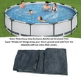 thumbnail image 3 of Round Pool Cover, Cold Resistant Pool Cover Superior Strength UV Resistant Cover with Winch Cable for Above Ground Pool, 3 of 7