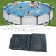 thumbnail image 3 of Cubierta de Invierno para Piscina, Cubierta Redonda para Piscina de 15 Pasteles/16,2 Pasteles para Piscinas Elevadas, Mantiene Fuera los Desechos, incluido Cabrestante y cable de, 3 of 7