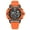 Orange, variant on Watches Men Quartz Chronograph Luxury Military Sport Wristwatch Auto Date Clock Male Gifts