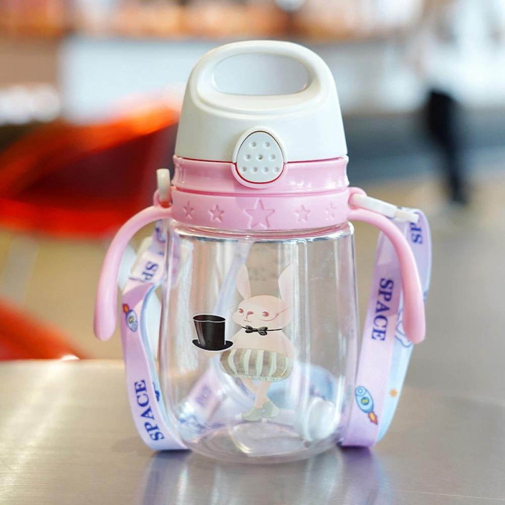 Baby Sippy Cup，Cute Leak Proof Sippy Cup with Handles and Scale，Spill Proof  Cup