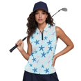thumbnail image 6 of Whosucclay Starfish Sea Pattern Ladies Golf Shirts Workout Tank Tops for Women, Soft Breathable for Running Hiking Tennis, 6 of 8