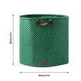 thumbnail image 3 of Reusable Yard Waste Bag 106 Gallon 400L Extra Large Leaf Storage Container • Heavy Duty Waterproof Garden Trash Barrel • Folding Reusable Lawn Debris Bin, 3 of 6