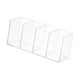 thumbnail image 3 of Organizador de brochas de maquillaje, contenedor de lápiz de cejas, portalápices para tocador, Caja de Almacenamiento transparente rectangular,, 3 of 9