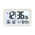 thumbnail image 1 of DOLITY Digital Alarm Clock Practical Backlight Desk Clock for Cafe Shop Living Room H180 white, 1 of 8