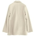 thumbnail image 5 of kamemir Blazer for Women Lightweight Womens Casual Long Sleeve Blazers Solid Color Knit Blazer Work Office Open Front Blazer Jacket(Beige,XXL), 5 of 5