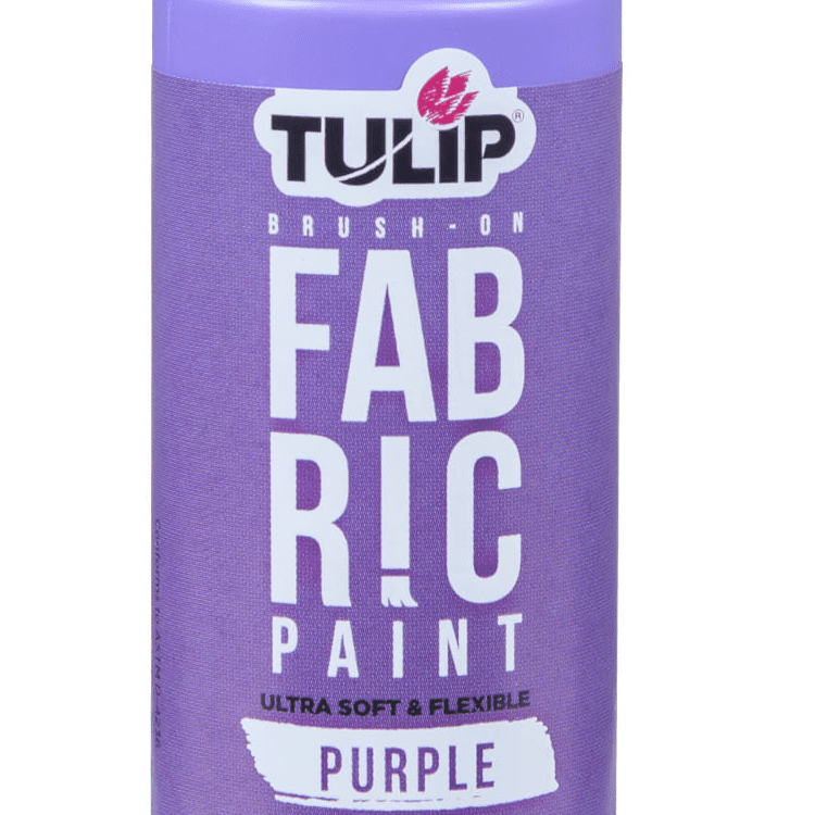 Tulip Brush-On Fabric Paint 2 fl oz Black, Ultra Soft & Flexible