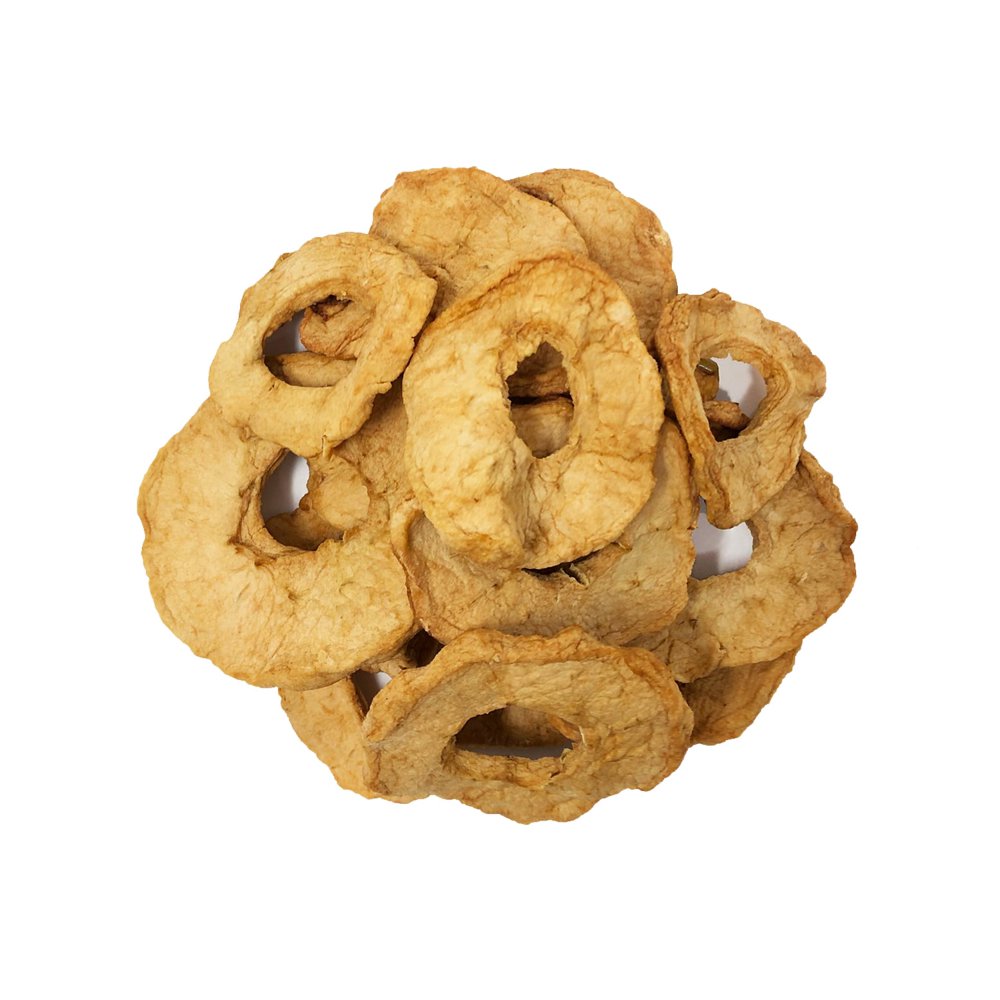 Organic Dried Apple Rings, 25 Pounds NonGMO, Kosher, Raw, Vegan