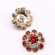 thumbnail image 1 of Apmemiss Clearance Rhinestone Buttons, Crystal Rhinestone Buttons Flatback Crystal Flower Buttons Wedding Bridal Accessory for Women Crafts DIY Jewelry Making Clothes Bags Shoes Bouquet Decoration, 1 of 3