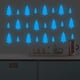 thumbnail image 3 of Juegos de Calcomanías Luminosas de Pared para Puerta Decorativos Accesorios para Navidad Pino azul, 3 of 6
