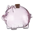 thumbnail image 2 of simhoa Borosilicate Glass Money Saving Container Sturdy Multifunctional 1cm Opening Pink, 2 of 8