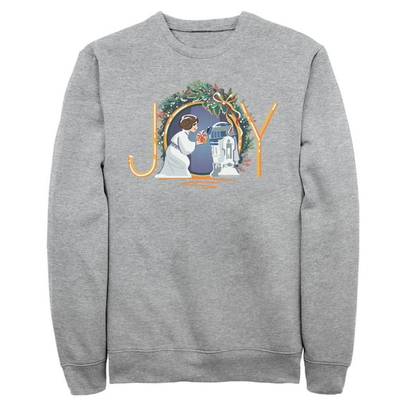 Mens Star Wars R2-D2 And Leia Joy Sweatshirt