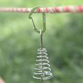 thumbnail image 5 of 6 Pcs Octopus Wind Rope Fixing Buckle (Red), Deck Anchor Nail, Aluminum Tent Pile with Spring Buckle, Sunshade Anchor Weave Pile and Outdoor Wooden Deck Board with Hooks and loops for camping, 5 of 5