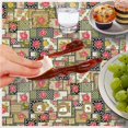 thumbnail image 6 of Pioneer Flower Floral Print Pattern Round Tablecloth 60 X 60 Inch, Wrinkle Resistant Wipeable Table Cloth for Kitchen Dining Picnic Patio Party, 6 of 6