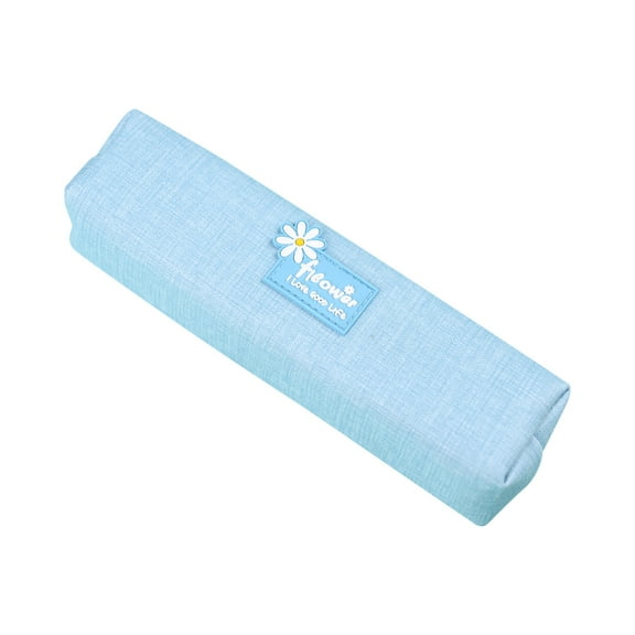 Pencil Case Pouch Bag,Big Capacity Zipper Stationery BagSmall Daisy Small Pencil Case Pupils Stationery Box Fashion Pencil CaseMultipurpose Travel Zipper Bags G1204for Organizing Makeup Essentials