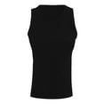 thumbnail image 4 of Black Womens Tops Womens Sleeveless Racerback High Neck Casual Basic Cotton Ribbed Tank Top Shirts for Women, 4 of 4