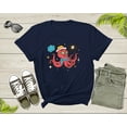 thumbnail image 2 of Cute Funky Hipster Cartoon Sea Ocean Octopus with Googles T-Shirt Octopus Lover Gift T Shirt for Men Women Kids Boys Girls Graphic Tshirt, 2 of 8