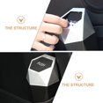 thumbnail image 2 of Shisuyan 2pcs Mini Car Trash Can Automotive Garbage Cup Holder Dustbin Organizer for Car, 2 of 8