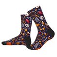 thumbnail image 2 of Pofeuu Whimsical Autumn Forest Print Crew Socks, Adult Running Hiking Socks for Youth and Adult, 2 of 7