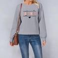 thumbnail image 2 of Clearance! Yajing Oversized Sweatshirt for Women Sweatshirt for Women My Favorite Teacher Call Me Mom Fleece Sweatshirt Funny Teacher Life Crewneck Pullover Tops M Gray, 2 of 6