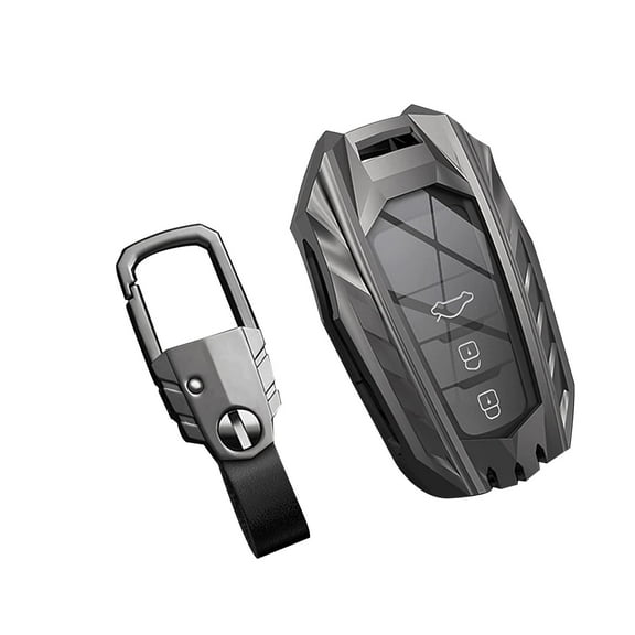 Zinc Alloy Key fob Cover, Keychain, Key Case Compatible for Toyota Highlander RAV4 Camry Avalon Corolla C-HR GT86 Prius Prius Prime Prado Corolla