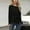 A41 Black, variant on Xdegoge Women's Long Sleeves Shirt Tie Knot Sweatshirt Pullover Tops Casual 2025 Fall Fashion Crewneck Going Out Blouses Outerwear