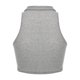 thumbnail image 5 of Blusa corta ajustada sin mangas con botones y cuello en V de Color sólido a la moda para mujer Pompotops  lopia995129, 5 of 9
